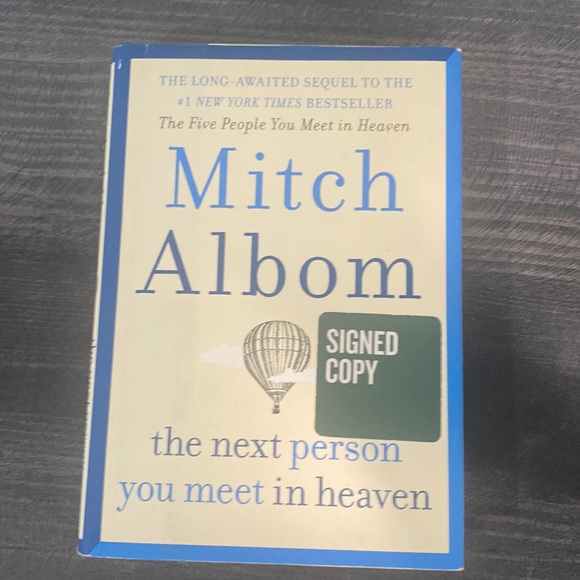 Signed Mitch Albom book